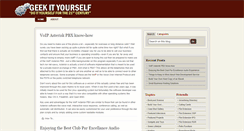 Desktop Screenshot of geekityourself.com